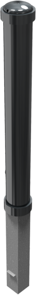 Stilpfosten DMR.108 mm, mit Zierkopf , herausnehmbar