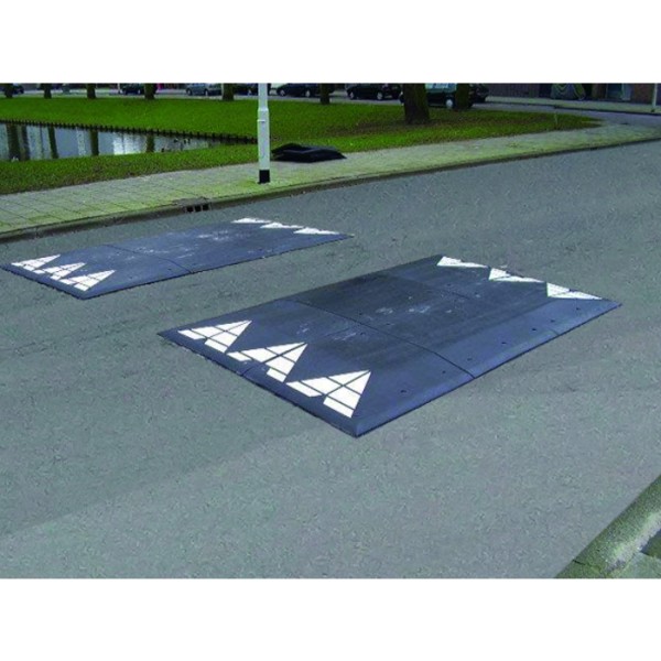 Berliner Kissen Komplett-Set, 3000 x 1800 x 65 mm, <30 km/h, rotbraun oder schwarz