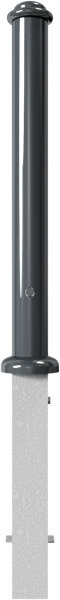 Stilpfosten DMR.82 mm, mit Zierkopf, herausnehmbar