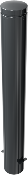 Stilpfosten DMR.155 mm, Alukopf mit Ziernut, ortsfest