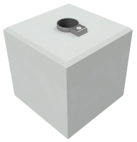 Betonklotz mit Bodenhülse inkl Feststellvorrichtung Betonklotz mit Bodenhülse inkl Feststellvorrichtung
