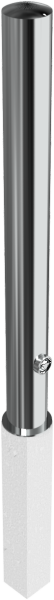 Edelstahlpoller DMR.89 mm herausnehmbar