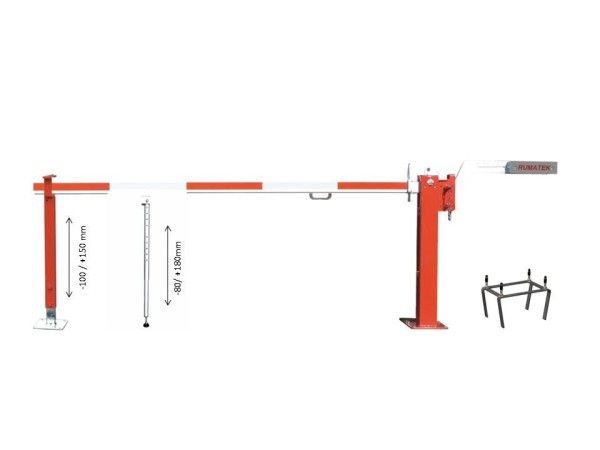 Gegengewichtskschranke Standard 41 bis 6,0 mtr