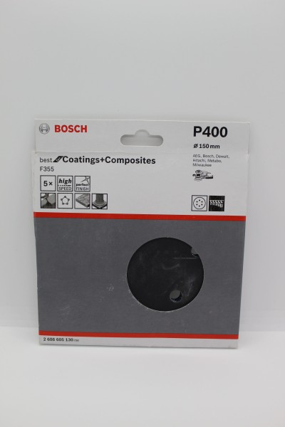 Bosch Schleifpapier Best for Coatings + Composits F355 K400