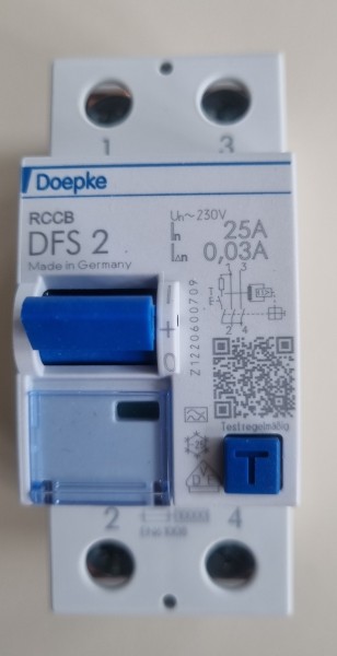 Doepke FI-Schutzschalter -Frei Haus- DFS2 025-2/0,03-A 2polig 25/0,03A