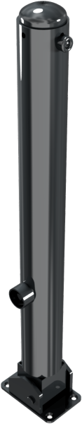 Stilpfosten DMR.82 mm, mit Zierkopf, umlegbar