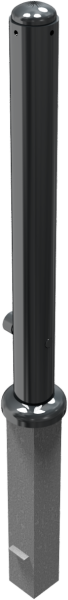 Stilpfosten DMR.82 mm, mit Zierkopf, herausnehmbar