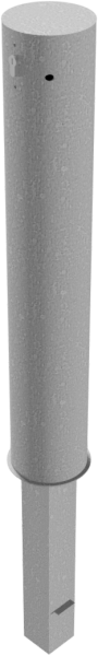 Edelstahlpoller DMR.154 mm herausnehmbar