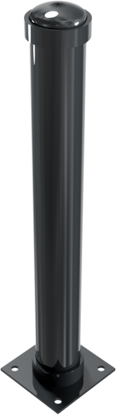 Stilpfosten DMR. 108 mm. mit Zierkopf , ortsfest
